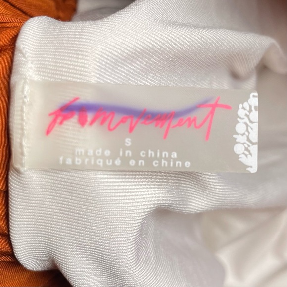 Free People Movement The Way Home Shorts in Burnt Orange Size Small - Picture 4 of 11